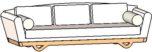 Retro couch