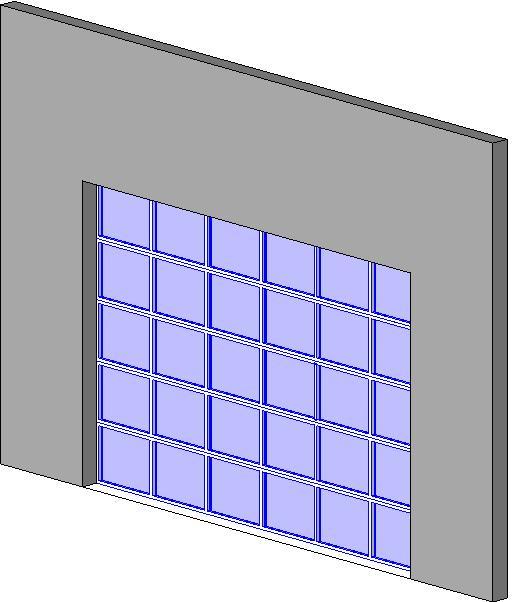 Glass Panel Garage Door