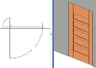 Pivoted Door, Puerta Pivoteada