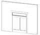 Sliding Glass Door with Transom (Parametric)