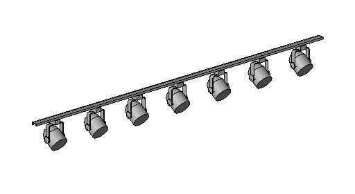 Track light adjustable.