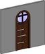 Modern Spanish Door