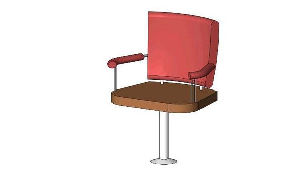Floor Mounted Chair