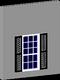 9/6 Lite Window with Shutters