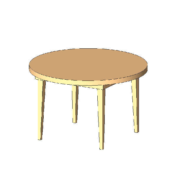 Wood Table - Round