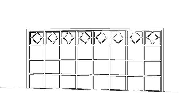 16' Overhead Garage Door - Waterton 1 Design