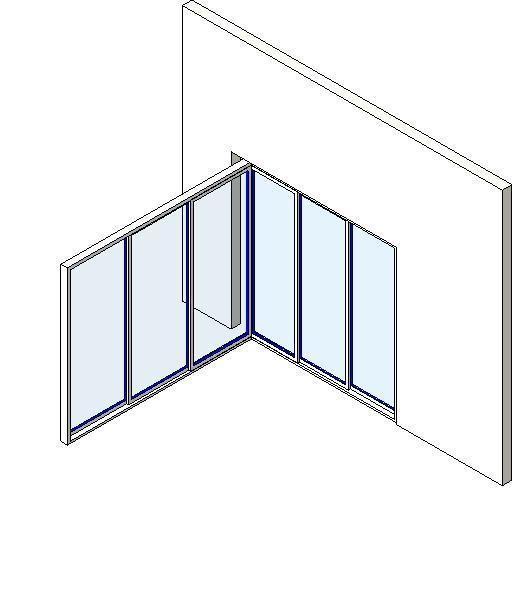 Corner Stacking door