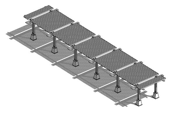 TRELLIS VARIABLE BAY: fully parametric adjustable no. of bays