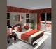 Double Bed with Pillows