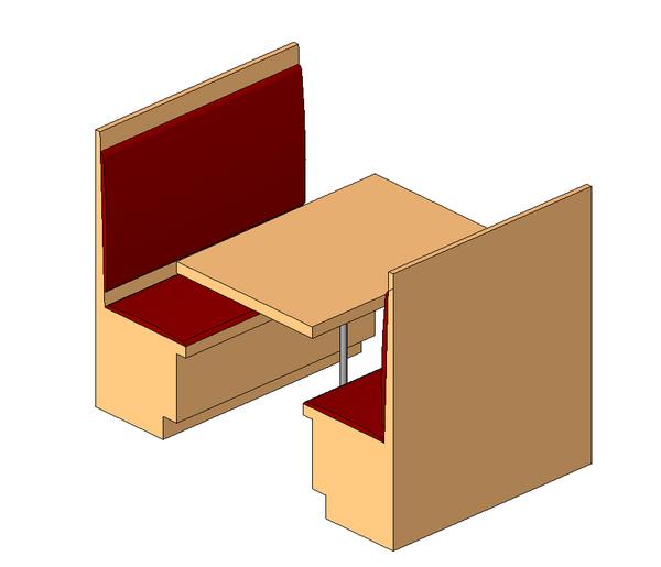 Booth w/ Pad