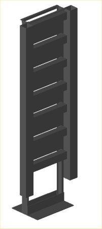 Chatsworth rack with cable management