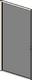 Screen for doors, standard Cassette style