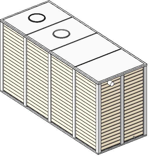Tank UniqueModular 4Bay 5500Litre