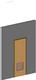 Door Single Flush with Vent