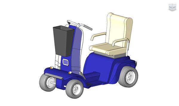 4 wheel mobility vehicle