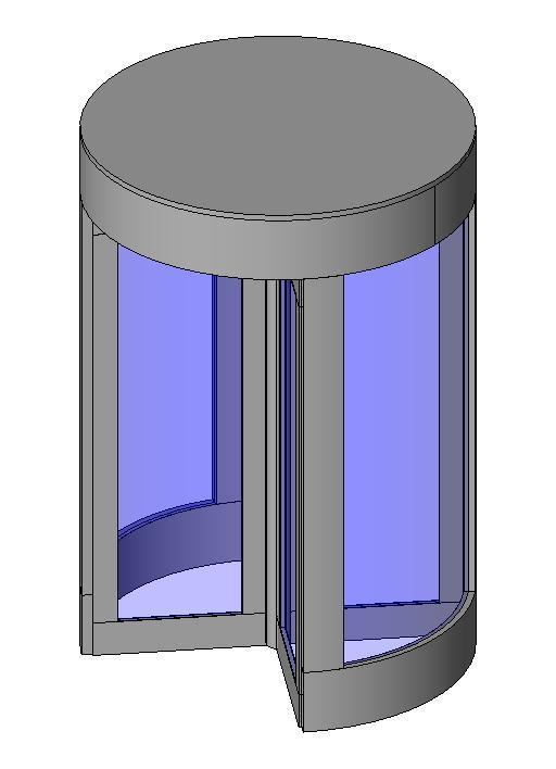 Revolving Door (for Curtain Wall Panel)