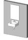 Wall hung sink w mirror