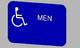 Wall Restroom Sign - Men
