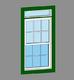 Double Hung with Transom and Trim