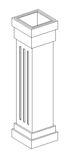 Architectural Rectangular Column