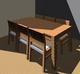 dining table and chairs