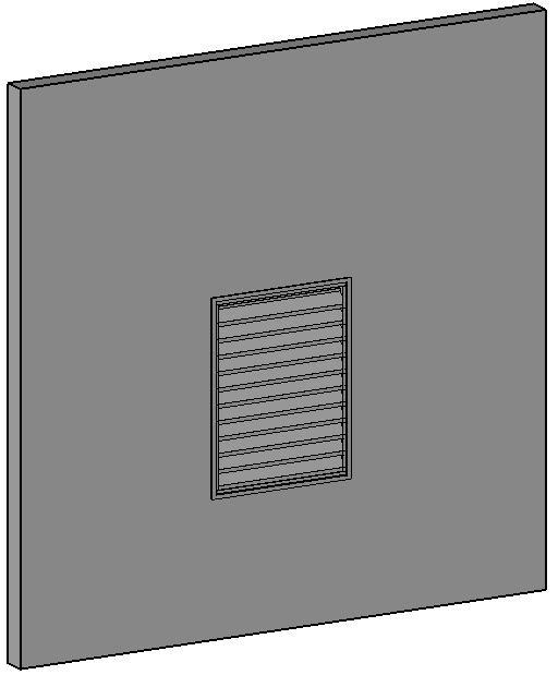 Steel Louver Parametric with screen