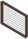louvres window - 1 Bay
