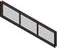 Louvres Window - 3 Bays
