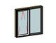 40mm Double Casement Window - even