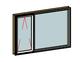 40mm Double Casement Window - adjustable pane widths