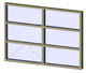 Aluminum Exterior Window 2x3