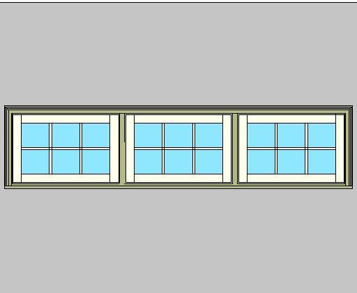 Kolbe Ultra Series Awning 3-Wide x 1-High Units