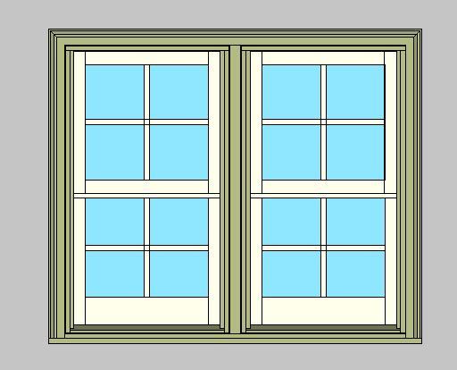 Kolbe Ultra Series Traditional Double Hung 2-Wide  Units