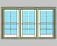 Kolbe Ultra Series Traditional Double Hung 3-Wide Units
