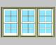 Kolbe Ultra Series Sterling Double Hung 3-Wide Units