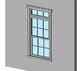 Double Hung w Transom - Grid - 5 Piece Trim