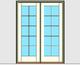 Kolbe Ultra Series Inswing Patio Door 2-Wide Oak Sill Units