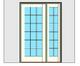 Kolbe Ultra Series Outswing Door 1-Wide Right Sidelite Oak Sill Units