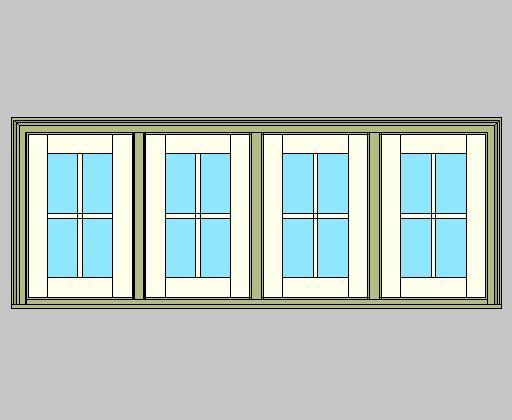 Kolbe Ultra Series Push-out Casement 4-Wide Units