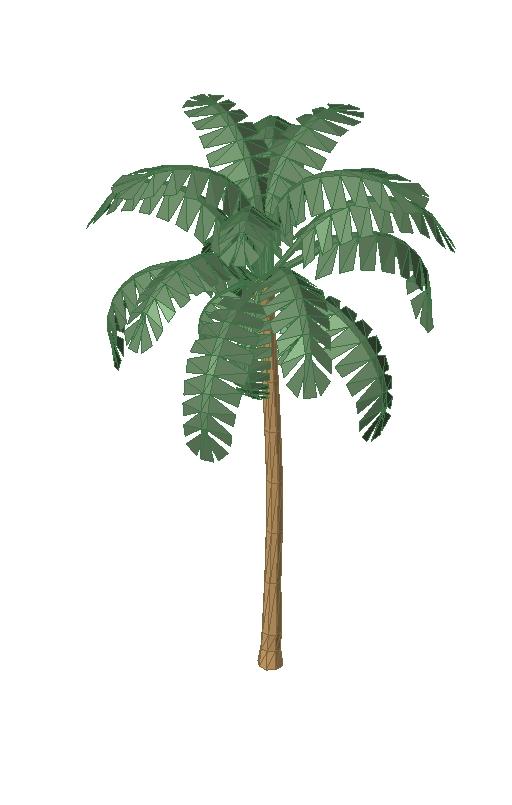 3d Palm tree a_palm2 rvt file