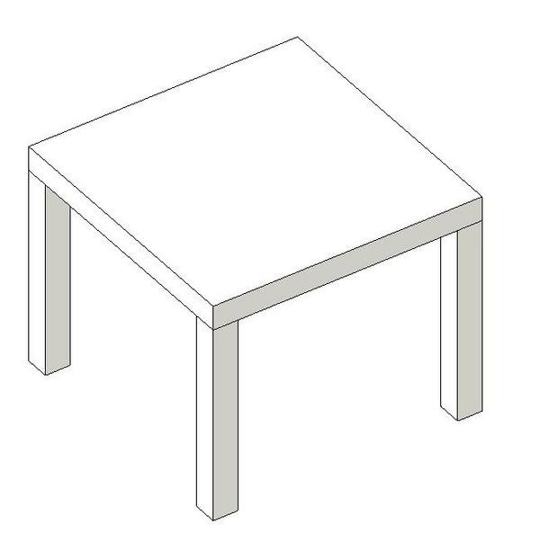 IKEA Lack Table Square