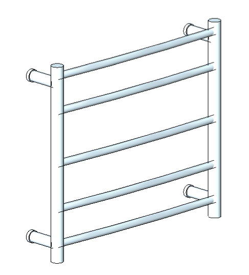 Heated towel Rail - 5 Bar
