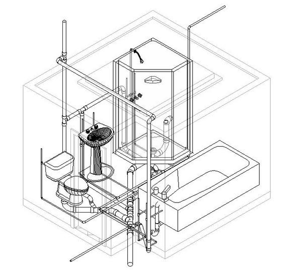 Plumbing Diagram on RevitMEP2009
