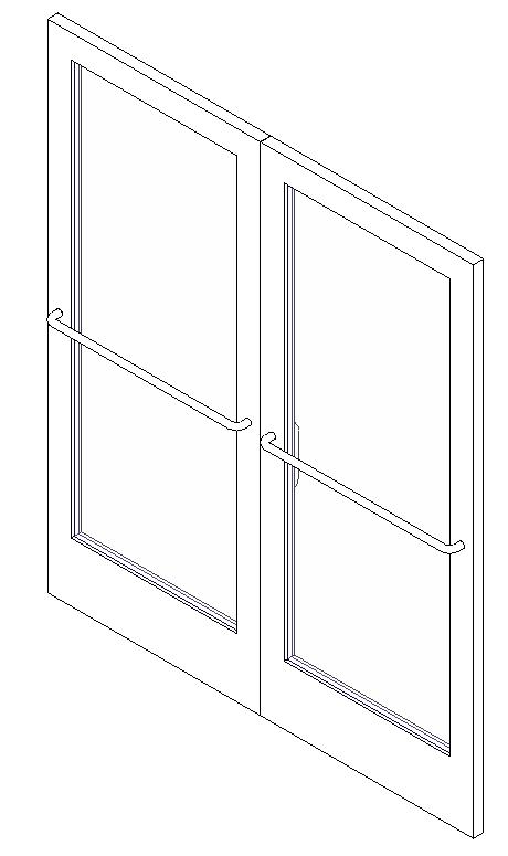 Storefront Entry Doors- Double