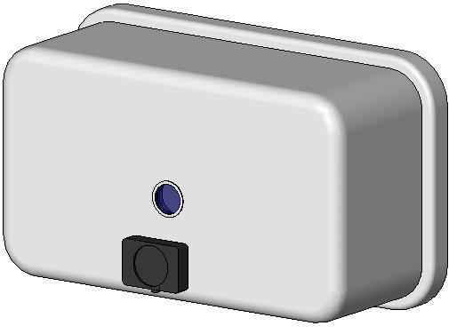 Model is based on the B-2112 (ClassicSeries) Surface-Mounted Soap Dispenser