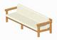 Log Framed Three Seat Couch