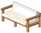 Log Framed Love Seat