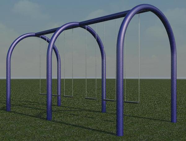 commercial sized swingset