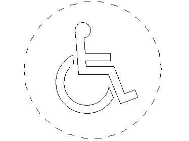wheel chair turnaround circle