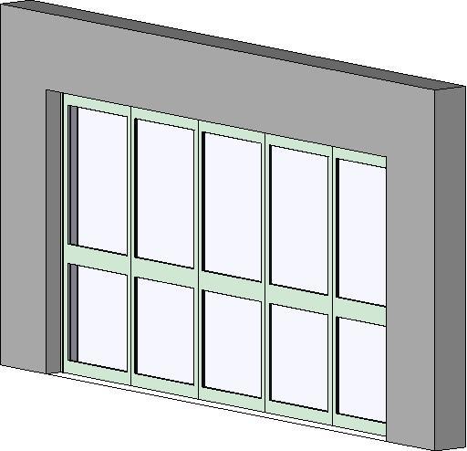 5 Panel Bi-Fold Door (Metric)